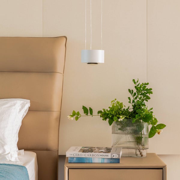 Arcchio LED Rotari (Modern) in Weiß aus Aluminium (1 flammig, ) Wohnzimmerleuchte