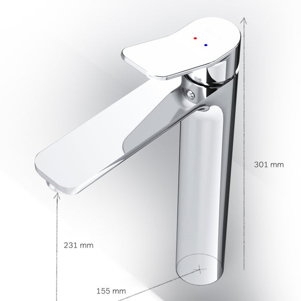 AM.PM Waschtischarmatur für Aufsatzwaschbecken FXA92000 X-Joy
