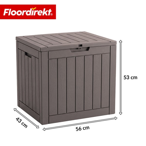 Floor direkt Aufbewahrungsbox aus Kunststoff mit den Maßen 53 cm Höhe, 43 cm Breite und 56 cm Länge