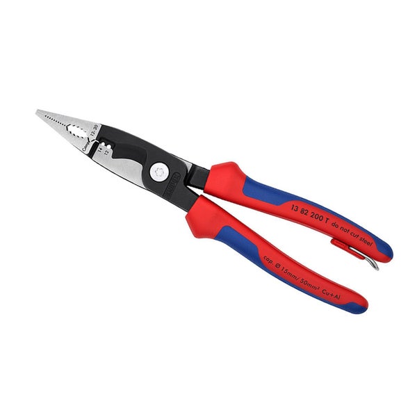 Knipex Elektro-Installationszange mit Sicherungsöse - 1382200T