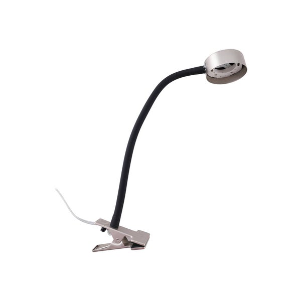Klemmleuchte mit flexiblem Arm