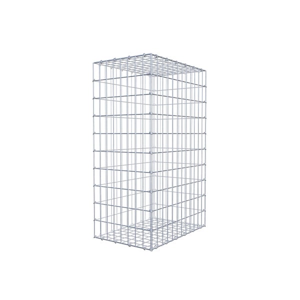 Gabione 100 cm x 60 cm x 40 cm (L x H x T), Maschenweite 5 cm x 10 cm, C-Ring