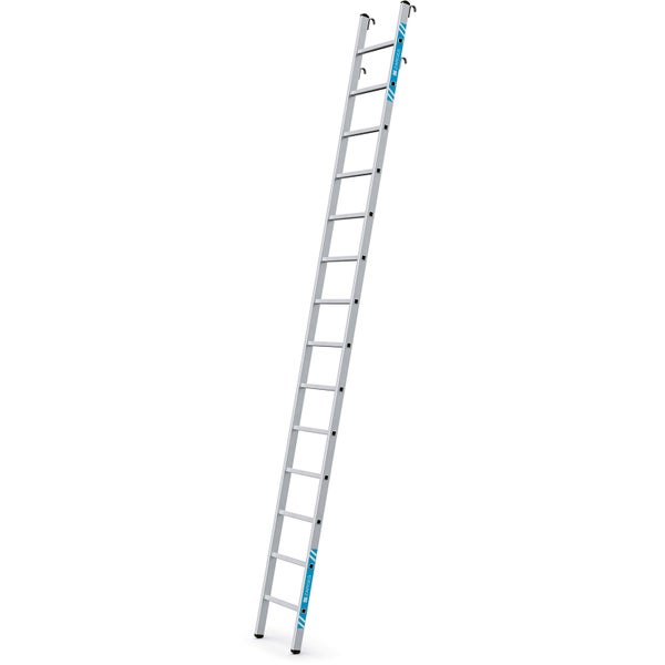 Aluminium-Anlegeleiter mit Sprossen