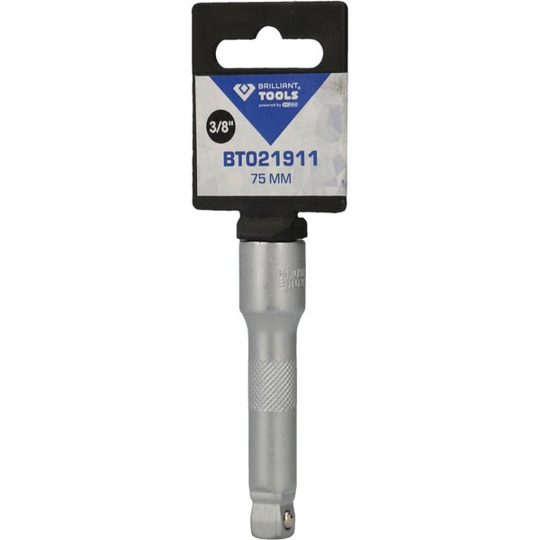 Brilliant Tools Verlängerung 3/8 Zoll mit 75 Millimeter Länge