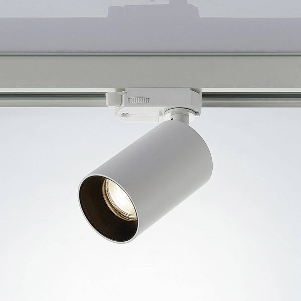 Arcchio Stromschienenstrahler Brinja (Modern) in Weiß aus Aluminium (1 flammig, GU10) Flurleuchte