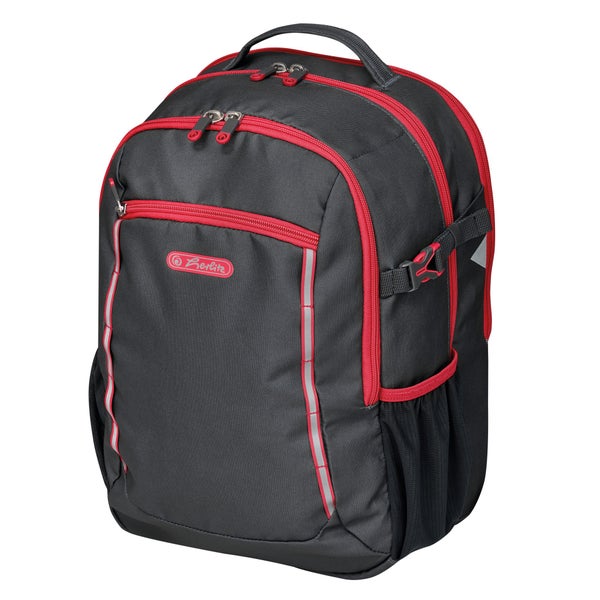 Herlitz Grundschulrucksack Ultimate schwarz/rot 24 Liter