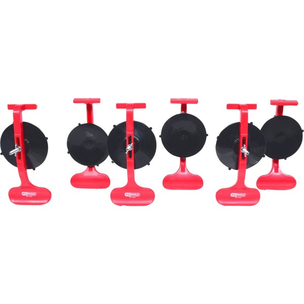 KS TOOLS Zierleisten-Montagesauger-Satz 6tlg. Ø 85 mm - 140.1020