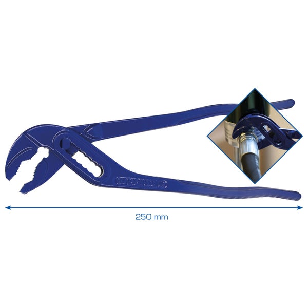 Wasserpumpenzange mit einer Länge von 250 mm