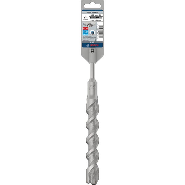 Bosch PRO SDS plus-5X Hammerbohrer 26 x 200 x 250 mm - 2608836651