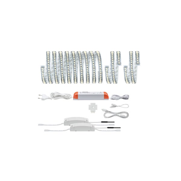 LED Stripe Set mit Netzteil, Verbindungsstücken und Smartphone Steuerung