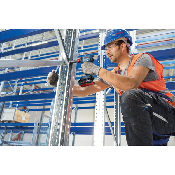 Bosch Akku-Drehschlagschrauber GDX 18V-210 C / 2x 4,0 Ah ProCORE18V Akku + Ladegerät + GCY 42 in L-Boxx - 06019J0203