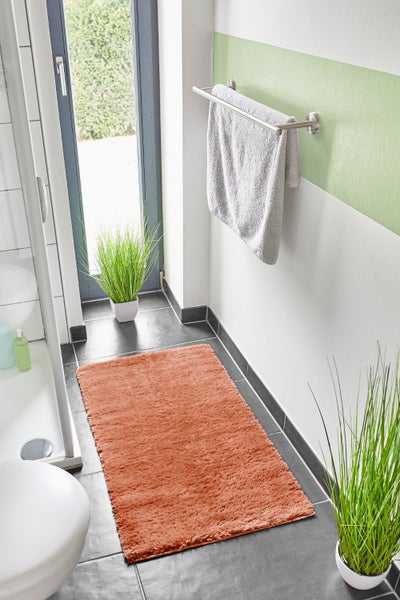 Badematte Florida 60 x 100 cm in Rostrot