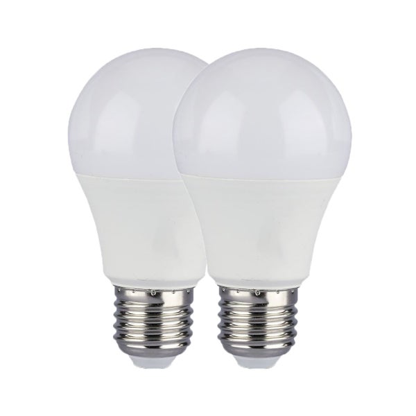 SMD LED Leuchtmittel mit E27 Fassung und 80 Prozent Energieeinsparung.