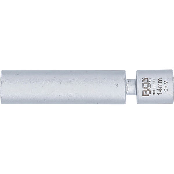 BGS Glüh- und Zündkerzen-Gelenk-Einsatz Antrieb Innenvierkant 10 mm (3/8) SW 14 mm - 80000-14