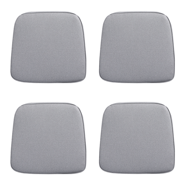 Sitzkissen Polyrattan Manchester hellgrau - ca. 48x48 cm - 4er-Set