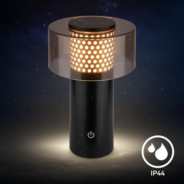 LED Tischlampe Akku LED Tischleuchte Kabellos Dimmbar Touch Outdoor Warmweiß