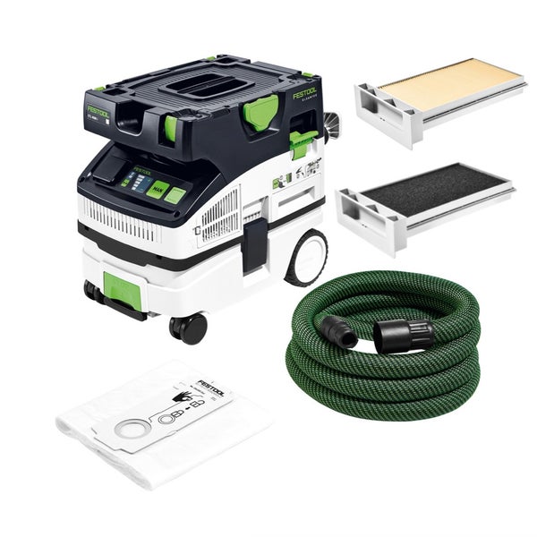Festool CTL MINI I CLEANTEC Absaugmobil 10l Staubkl. L ( 574840) + Extra Filter