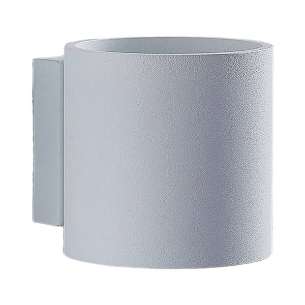 Lindby Wandleuchte, Wandlampe Innen Mirza (Modern) in Weiß aus Aluminium (1 flammig G9) - Wandstrahler Wandbeleuchtung Schlafzimmer / Wohnzimmer Licht nach oben & unten Wohnzimmerleuchte