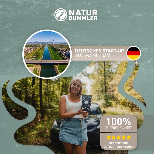 Naturbummler ® Luftentfeuchter XL 1kg [Wiederverwendbar & Effektiv]