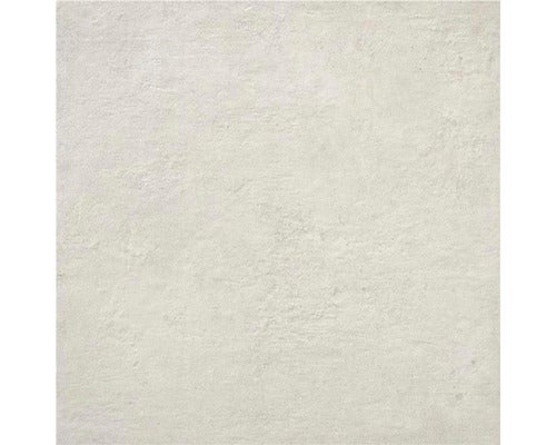 Quadratische Keramikfliese mit matter Oberfläche.