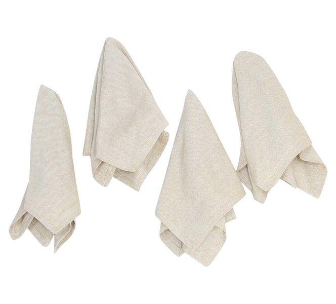 FRANK FLECHTWAREN | Stoffserviette Classique, 4er Set, BAUMWOLLE, 50 x 50 cm