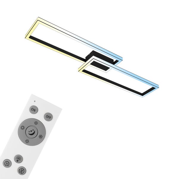 LED Deckenleuchte, schwarz, LED/45W