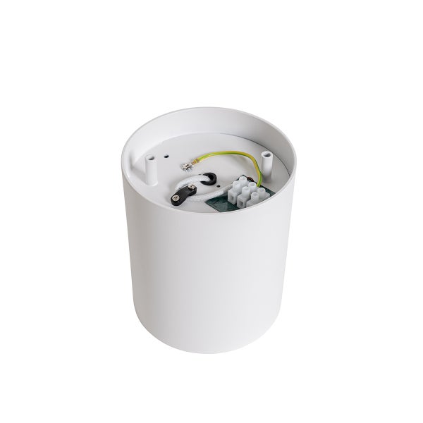 Zylindrische Deckenleuchte mit Elektroanschluss