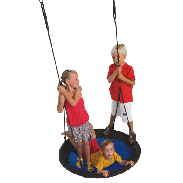 WICKEY Nestschaukel Swibee 98 cm Kinder Spielturm Schaukel Zubehör - blau