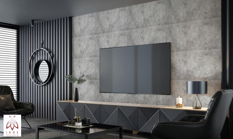 Betonoptik Imitat Paneelen aus Polystyrol XPS Styropor Deckenpaneelen Wandpaneelen 3mm dick - 100x50cm 0,5m² 107XL