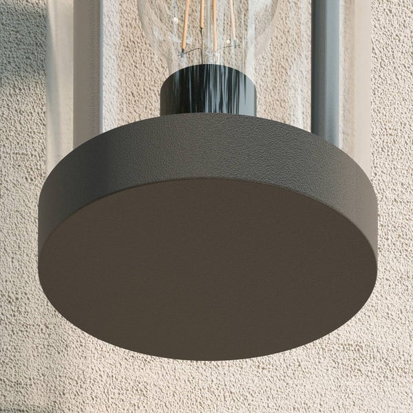 Lucande Wandlampe aussen, Wandleuchte außen Laterne IP54 Außenbeleuchtung Wand Hof Garten Terrasse Balkon Aussenwandleuchte