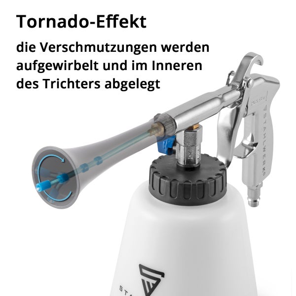 STAHLWERK Druckluft-Reinigungspistole RP-90 ST mit Tornado-Effekt