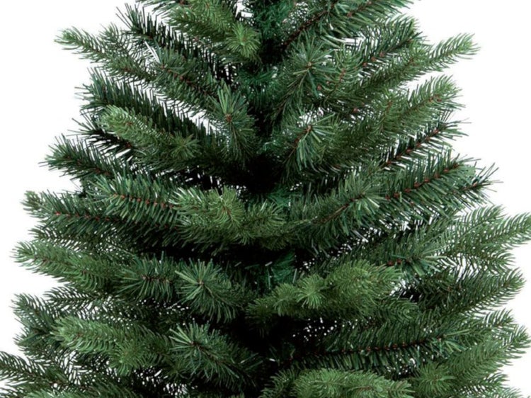 Künstlicher Weihnachtsbaum Bernard in Blumentopf 75cm, Tannenbaum Christbaum Kunstbaum Dekobaum mit Metallständer