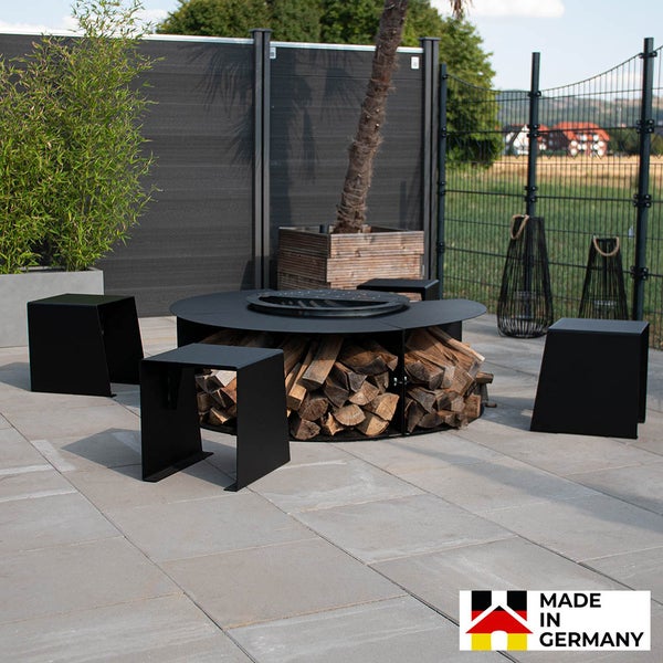 Home Deluxe Grill-Feuerstelle AGIR