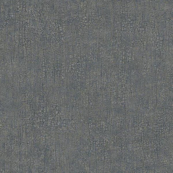 Borastapeter Tapete Uni Graublau - 53 cm x 10.05 m - 660292