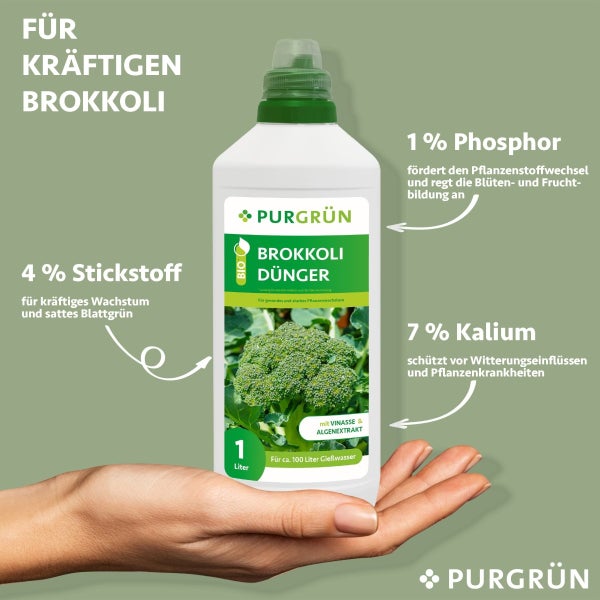 Purgrün Bio-Brokkoli-Dünger 1 Liter