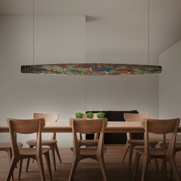 Deckenleuchte mit rechteckiger Form