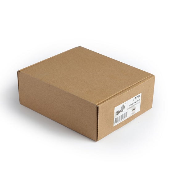 Braune Produktverpackung aus Pappe