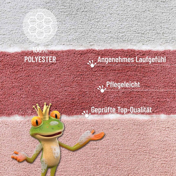 Badteppich Puder Rosa Rio Marina Homie Living 80x150 cm