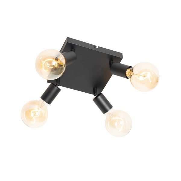 Deckenleuchte mit vier Glühbirnen