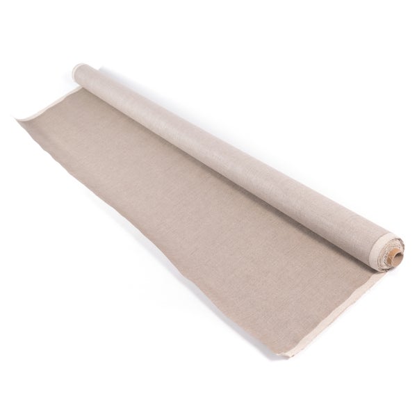 Leinwandrolle Leinen 400 gsm 1,7x10m, malfertig grundiert weiß