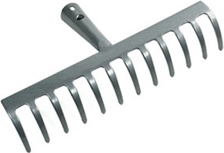 Metall Rechen zum Bearbeiten des Gartens