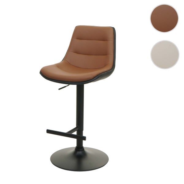 Barhocker mit Fußstütze und verstellbarer Höhe