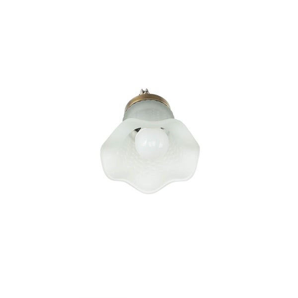 Deckenleuchte mit Lampenschirm aus Glas