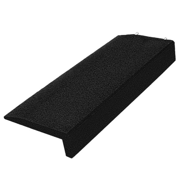 Gummikantensicherungsband L-förmig - 100x40x14,5 cm - Schwarz