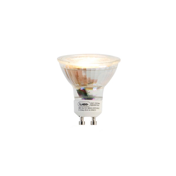 GU10 3-stufig dimmbar in Kelvin LED-Lampe 3W 180 lm 2000K-2700K