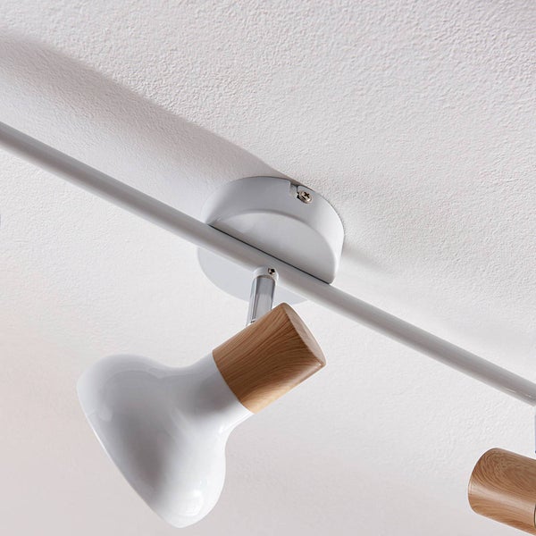 Lindby Deckenlampe Metall, Deckenstrahler schwenkbar & drehbar 3x E14 max. 40W ohne Leuchtmittel Deckenspot Spot Strahler Wohnzimmerlampe