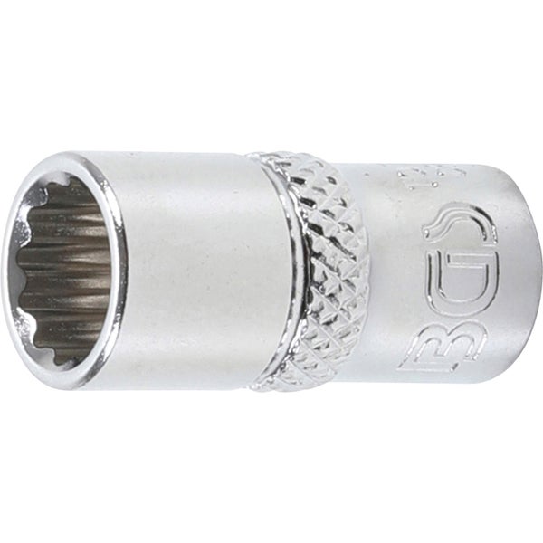 BGS Steckschlüssel-Einsatz Zwölfkant Antrieb Innenvierkant 6,3 mm (1/4) SW 8 mm - 10778