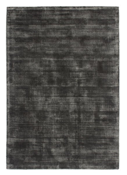 Kurzflor Teppich Branwen Anthrazit Uni, Modern 140 x 200 cm