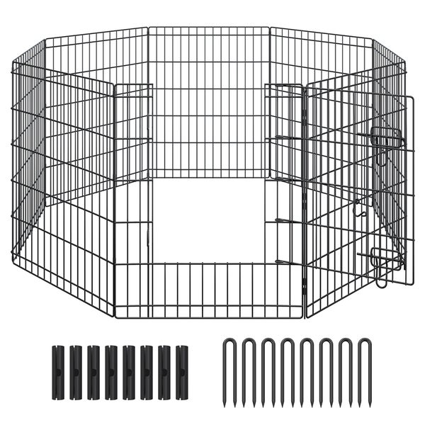 Freilaufgehege für Haustiere mit Zubehör