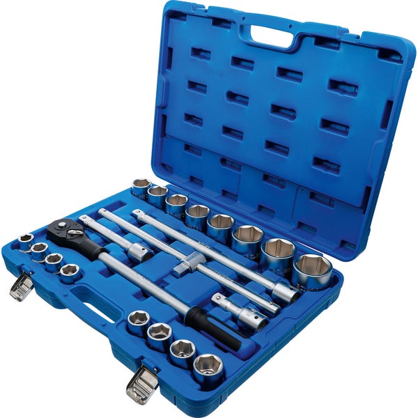 BGS Steckschlüssel-Satz Antrieb 20 mm (3/4) 21tlg. - 1207